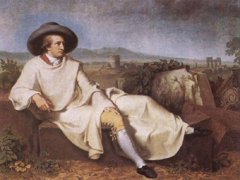 Goethe in the Roman Campagna, TISCHBEIN, Johann Heinrich Wilhelm